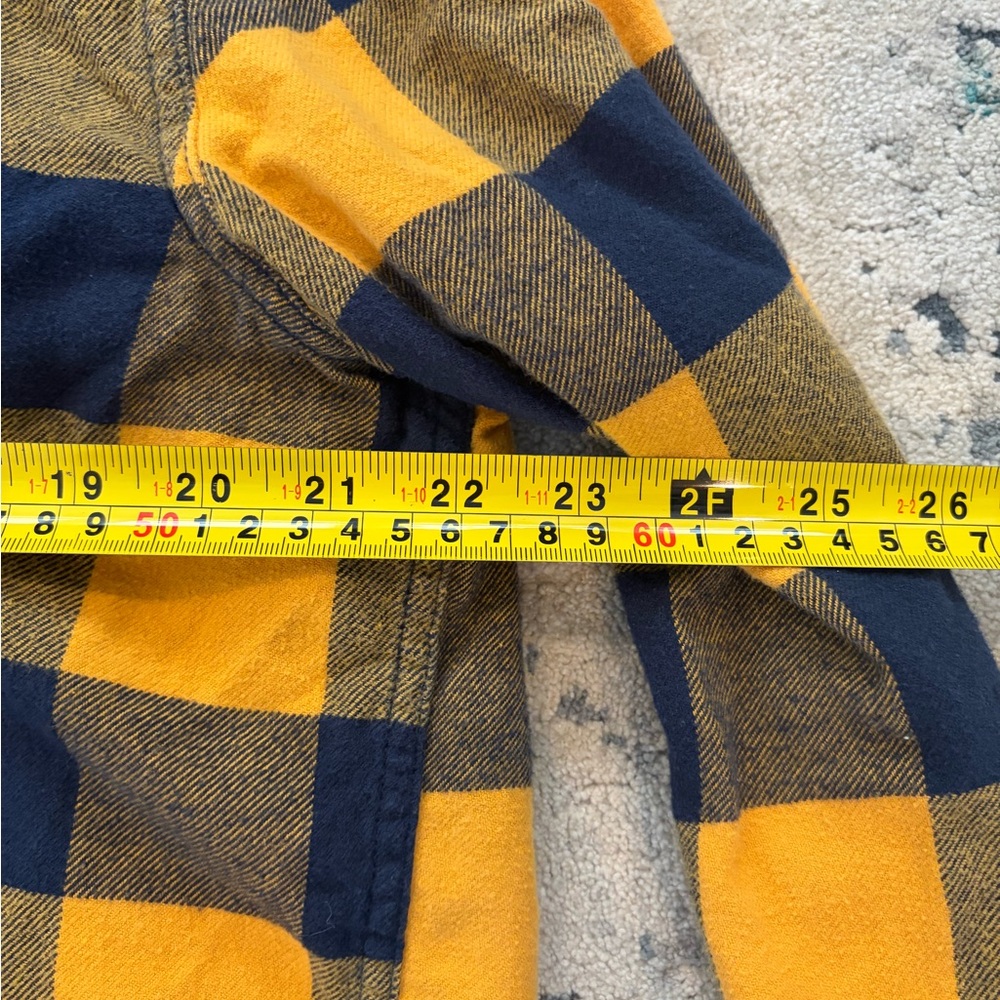 Vans Yellow and Black Checkered Flannel Shirt - Picture 4 of 6